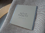 We edged the place cards with a silver Sharpie!