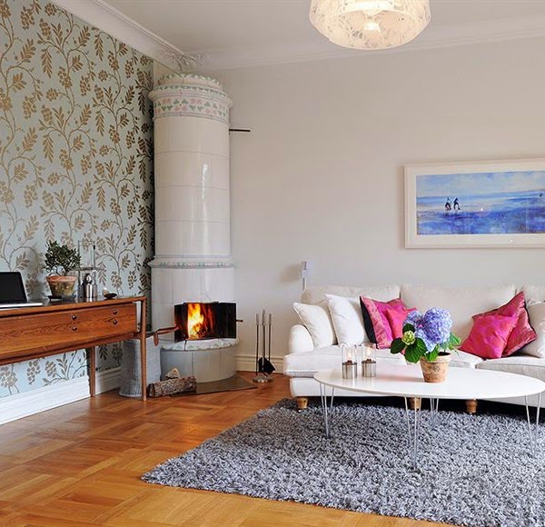 home-design-ideas-with-white-sofa-and-gray-rugs-also-scandinavian-corner-fireplace