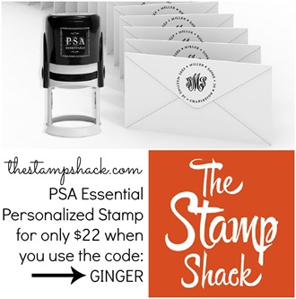 The Stamp Shack use code GINGER