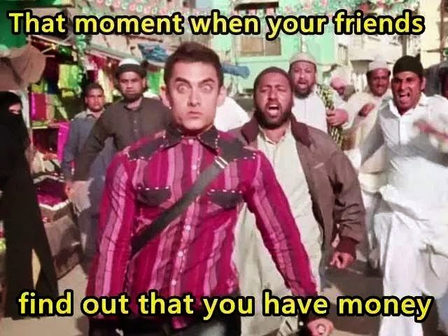 FUNNY INDIAN PICTURES GALLERY : Amir khans PK  movie funny meme pics