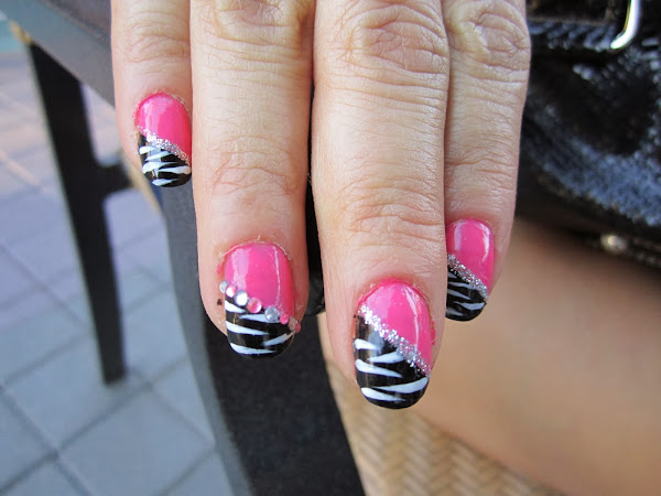 IMG_0176 Black And Pink Nail Designs