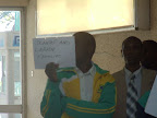 The welcoming sight of our driver and Pastor Zozi!
