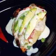 Grilled Chicken Pepper Jack With Creamy Sauce