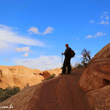 Tem vertigem? - Trilha para o Delicate Arch -  Arches National Park -   Moab - Utah