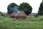 Smoke in toucals, from early morning cooking fires