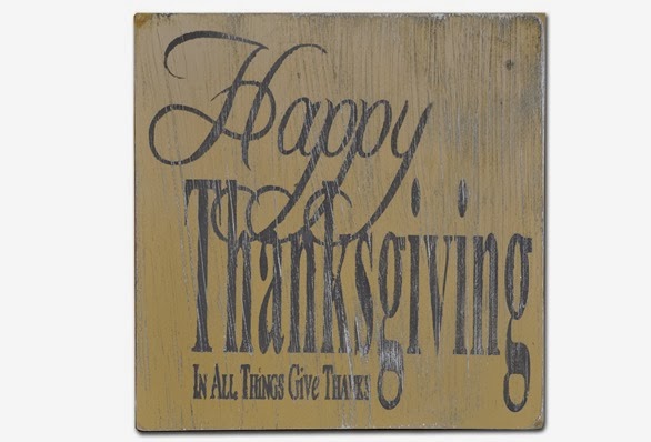 Thanksgiving Plaque