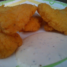 Catfish Nuggets with Tartar Sauce