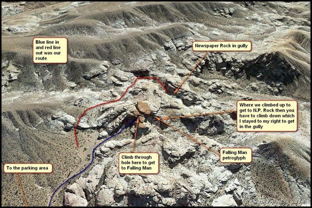 MAP-02 Falling Man & Newspaper Rock MAP-02 Falling Man & Newspaper Rock