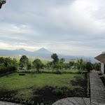 Mount Agung and Batur Silhouette