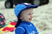 Happy to be at the beach