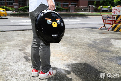 [生活-敗物] Angry Bird造型小行李箱-炸彈鳥