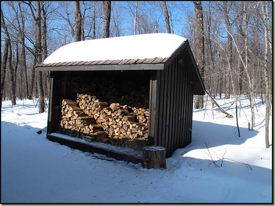 The wood shed at McKinstry