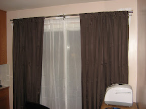 New Dining room drapes.