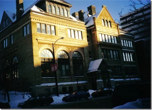 German-English Academy Building in Milwaukee, Wisconsin in January 2001