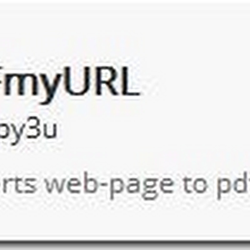 Google Chrome Plugins To Convert Web Pages To Nicely Formatted PDF Documents