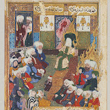 Leaf from Maqtal-i al-i Rasul, end of 16th century; Ottoman Baghdad, Iraq Colors and gilt on paper