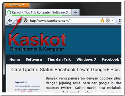 Menampilkan Progress Bar di Firefox