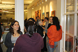 Guests at the opening reception of 
FolkloRican: The Art of Pepe Villegas
at NYU Wagner