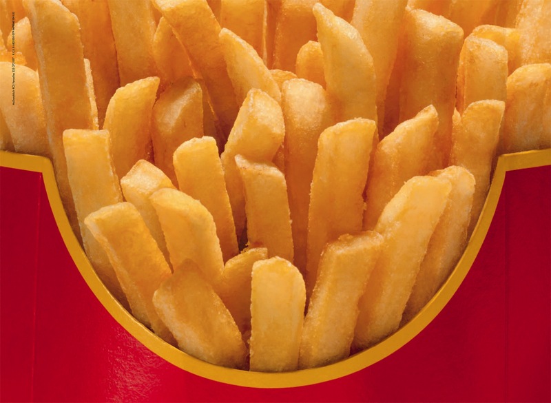 Mcdonalds unbranded french fries aotw