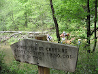 trail sign