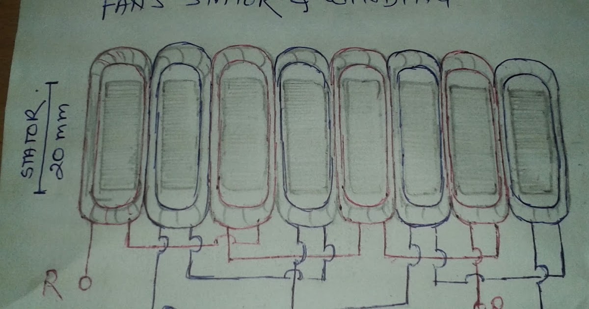 Electric Electronics Project Almonard Wall Fan Winding Data