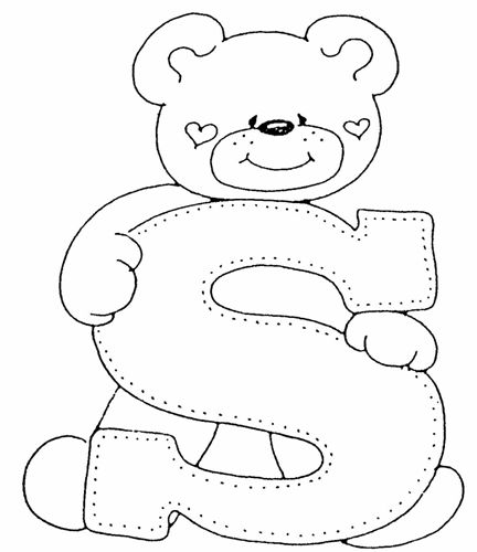 El abecedario con dibujos de ositos para imprimir - Imagui
