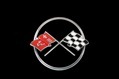 1962 Corvette Crossed Flag Logo