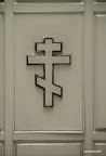Door decoration on Russian orthodox church