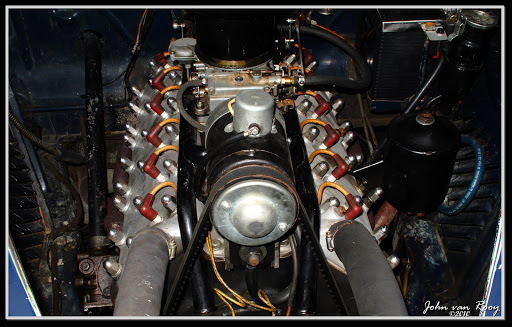 Engine for the V12 44litre 1938 Lincoln Zephyr