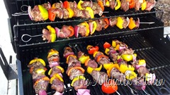 Beef Kabobs on Grill