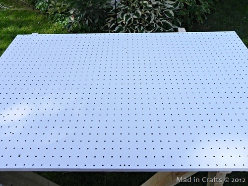 clean painted pegboard clean painted pegboard
