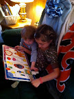 Viv reading to Bradley