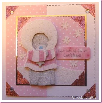 Pink Tatty Teddy Card Pink Tatty Teddy Card