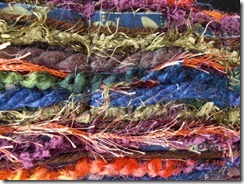 multicolor scrappy scarf