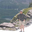 Sandles and snow? Are you crazy?