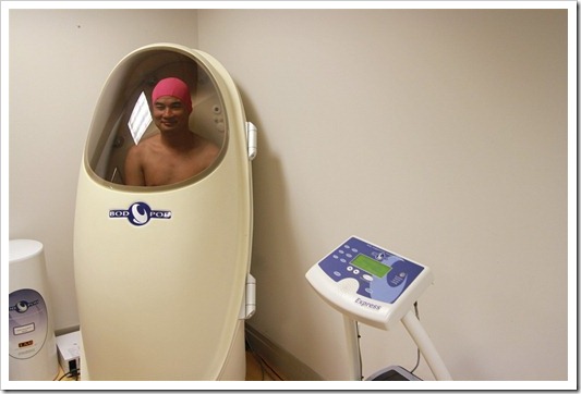 Mark in the Bod Pod Mark in the Bod Pod
