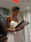 Paloma loved the current issue of Martha Stewart Weddings.