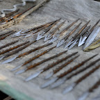 Geschmiedete Pfeil- und Speerspitzen © Foto: Marco Penzel | Outback Africa Erlebnisreisen