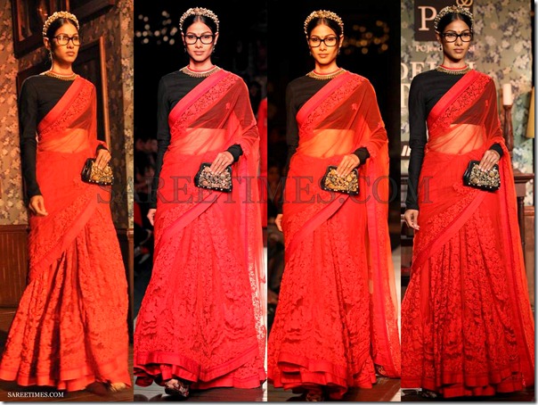 Sabyasachi_Red_Saree