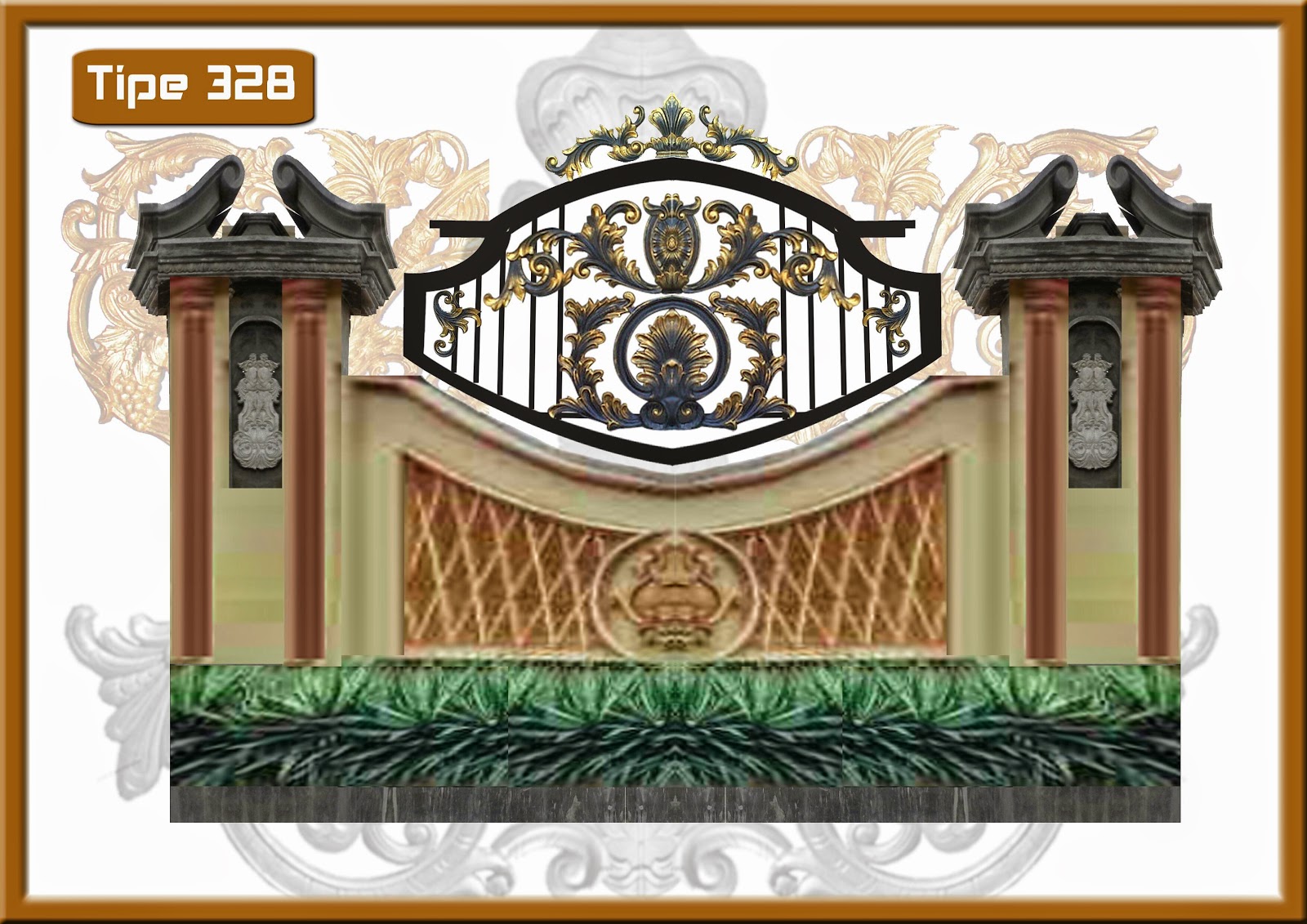 PAGAR TEMPA KLASIK Desain Besi Tempa Klasik Jakarta Tangerang PAGAR TEMPA KLASIK Desain Besi Tempa Klasik Jakarta Tangerang