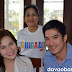 Ana Felicia Dulay of Sun.Star with Bea Alonzo and Diether Ocampo at The Swiss Deli Restaurant