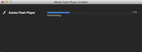 Adobe flash player downloading