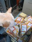We have the finest cheeses here - emmentaler, gruyere, and comté.