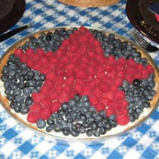 Patriotic Fruit Pizza