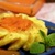 Grillowany ananas z sokiem z papai