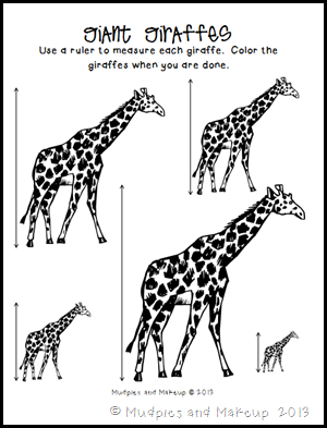 Giraffe Printables 4