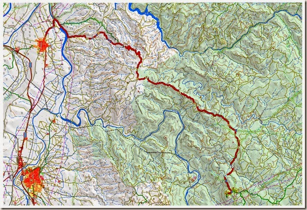 GR48 marmolejo santuario-Al Sur (2013-11-3) Mapa