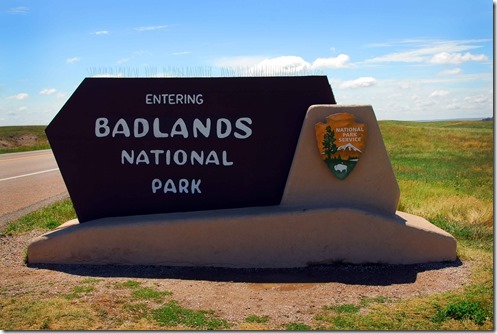 Badlands Sign