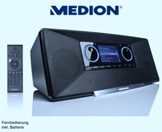 Aldi Nord 19.12.2013: Medion Life P85024 MD 86698 Wi-Fi Internet Radio for  Sale