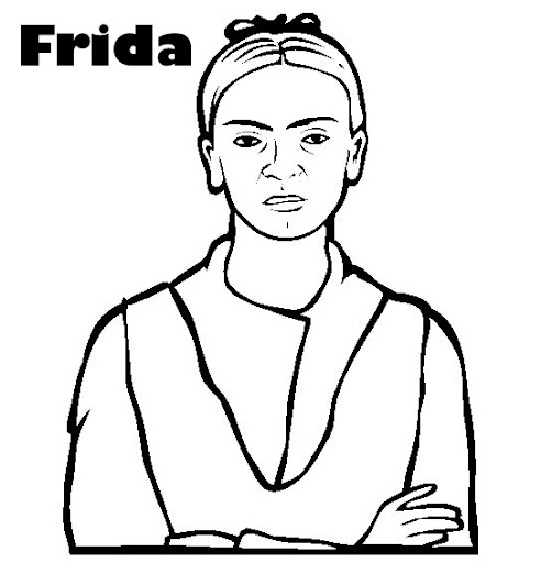 Frida kahlo pinturas para colorear - Imagui